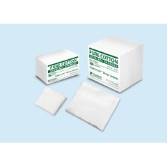 Plasdent Pure Cotton Sunlace Sponges- 4" x 4", Non-Sterile, 4 Ply (2000pcs/case) 